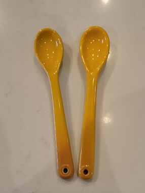 Retired Le Creuset Nectar Cafe Spoon Bundle